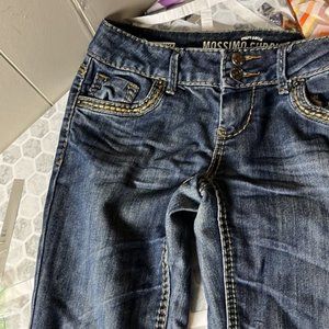 Mossimo Supply Co Sz 1 Ft 6 Skinny Cropped Denim Jeans